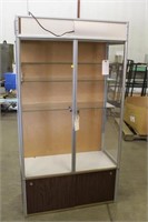 Display Case w/(3) Shelves, Approx 36"x17"x68"