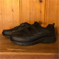 Mens Dr Scholls Black Velcro Closure Shoes