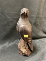 Carved Wood Bird of Prey