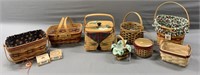 Collection of Longaberger Holiday Baskets