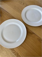E2)Thomson Pottery platter set white