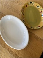 E2) Oval platters lot - some condition issues on