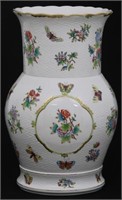 18 in. Herend Queen Victoria Pattern Vase