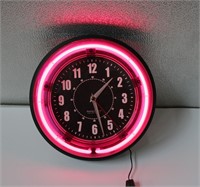 Light Up Wall Clock 11.5" R Works