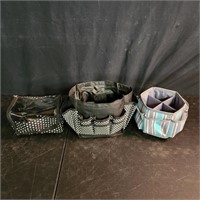 3 Canvas organizers- one rotating!