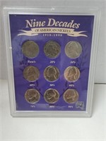 Nine Decades of American Nickels