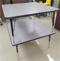 Pair of Matching Class room Tables Adjustable