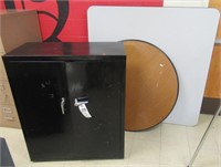 Metal storage cabinet with (2) table tops, no
