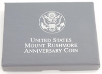 1991 Mount Rushmore Anniversary Uncirculated Half