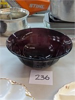 Purple Glass Bowl