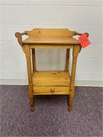 1870 Pine washstand from New England