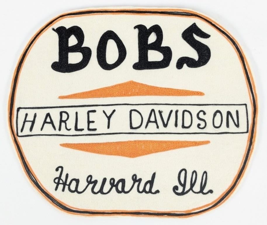 1970's Bob's Harley-Davidson Motorcycle Patch