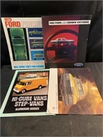 Lot of original car pamphlets