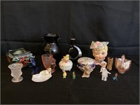 Assorted glass ware