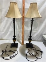 30” Table Lamps, power on