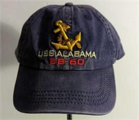 J Hats USS Alabama BB-60 Adjustable Hat New