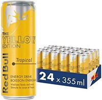 New Red Bull Energy Drink, Tropical, 24 pack