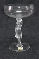 French Glass Champagne Saucer,
