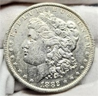 1882-O Morgan Silver Dollar AU