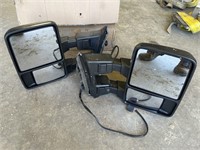 Pair of trailer mirrors for truck