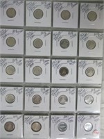 (20) Canadian 80% Silver Dimes. Dates: 1951,