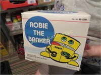 Vintage Robie the Robot bank in original box