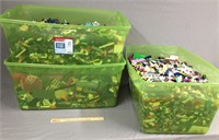 3 Large Tubs of Legos