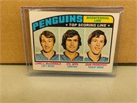 1976/77 OPC Bi-Centennial Line #218 Hockey Card