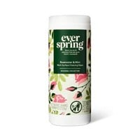 12Pk Wipes-Rosewater & Mint-Everspring