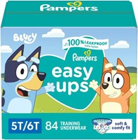 5-6T. 84CT Pampers Easy Ups Training Pants