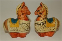 Vintage Hand-Painted Horses
