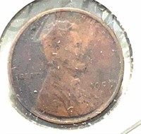 1909 Lincoln Wheat Cent VF