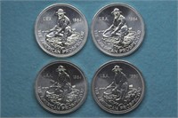 4 - 1984 Engelhard Prospector 1ozt Silver.999