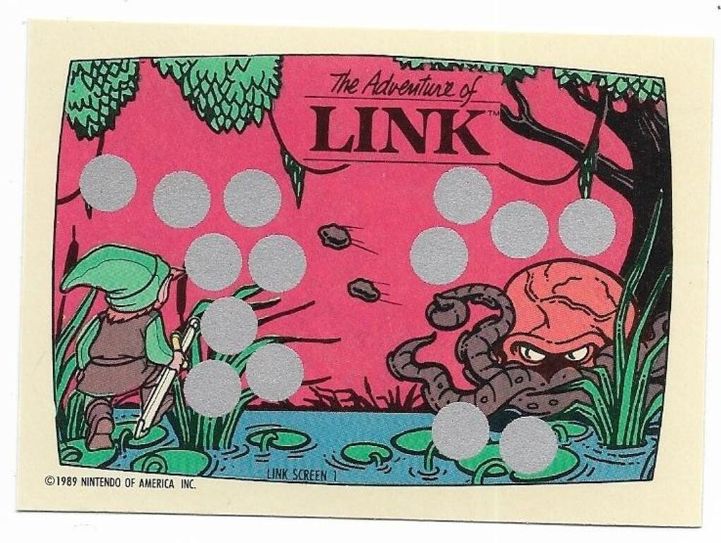 1989 Nintendo Gamepack card Zelda II #1