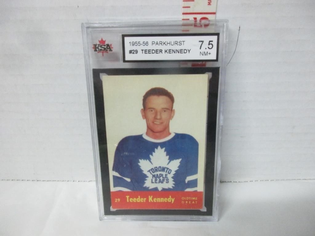 Ace Bailey 1955-56 Parkhurst  Maple leafs hockey, Toronto maple