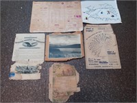 Lot of Vintage Paper Items