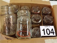 12 Bale Top canning Jars
