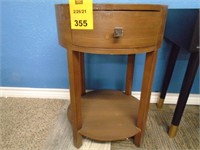 Brown End Table with drawer