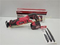 HYPER TOUGH 20 VOLT RECIPROCATING SAW, NO CHARGER