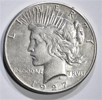 1927-S PEACE DOLLAR AU