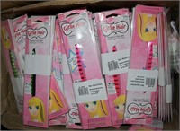 {lot} Fing'rs Girlie Hair Feather Clips