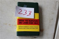 HOW TO SURVIVE ON LAND AND SEA BOOK