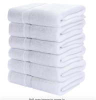 Utopia Towels 6 Pack Medium Bath Towel Set