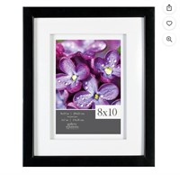 Gallery Solutions 8"x10" Picture frame