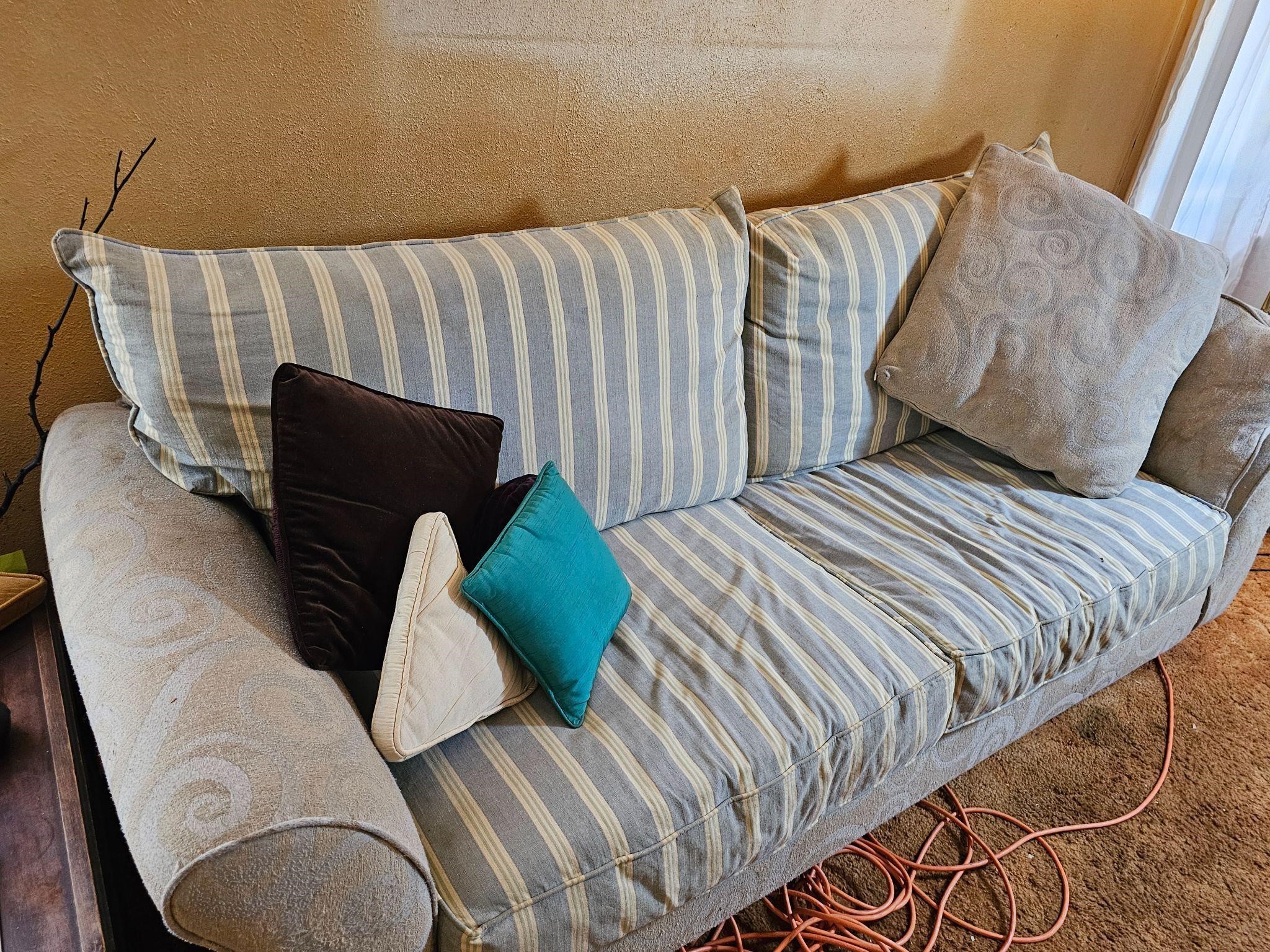 Comfy Couch & Pillows