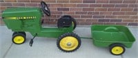 JD Pedal Tractor & Wagon