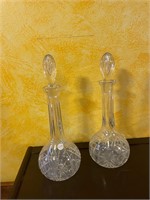 2 Crystal Decanters