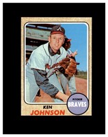 1968 Topps #342 Ken Johnson EX to EX-MT+