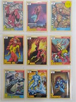 1991 Marvel #1-9 Superhero Cards