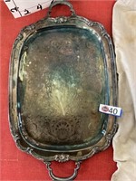 ROGERS BROS. TRAY, FROM THORPS, Silverplate